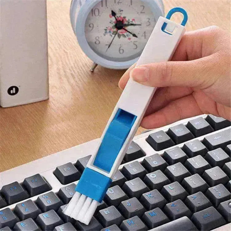 Multi purpose Groove Cleaning Brush With Dustpan Gap for Corners
