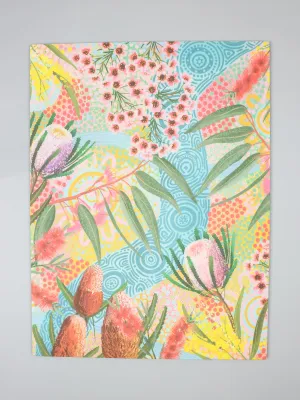 Native Flowers - Dish Drying Mat