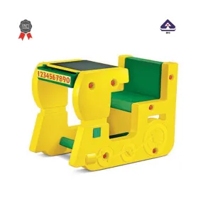 Ok Play Fun On Wheels Single, Chair And Table, Perfect For Home And School, Yellow & Green, 2 to 4 Years