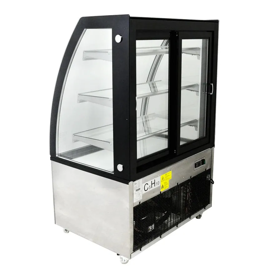 Omcan 44387 36" Curved Front Glass Refrigerated Display Case RS-CN-0271