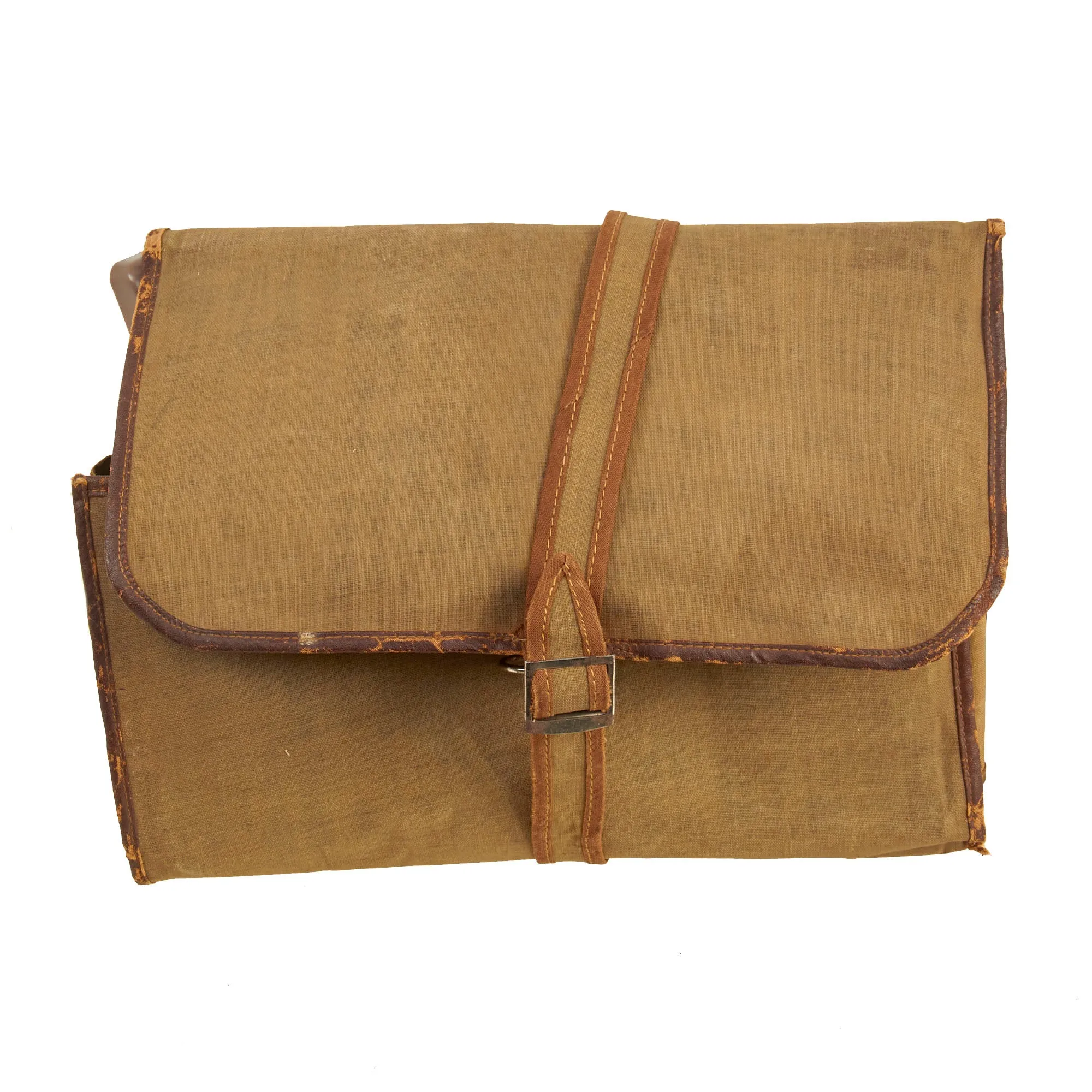 Original U.S. WWII Era Toiletry Hygiene Bag Kit With Unused Contents