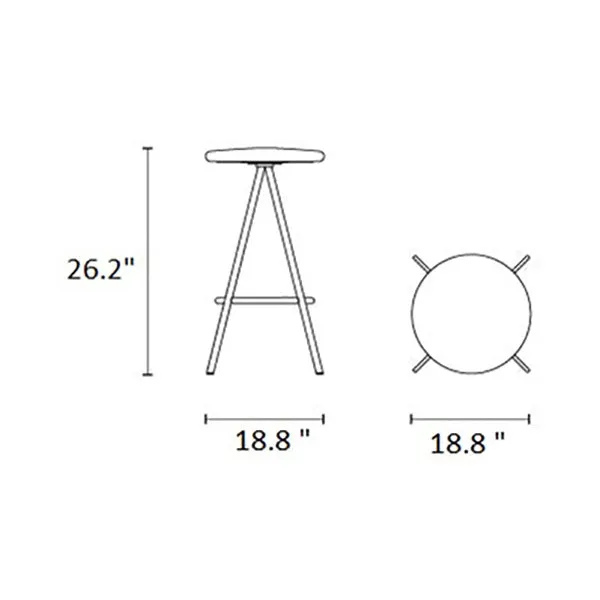 Quad-Space Stool