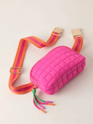 Quilted Nylon Belt Bag