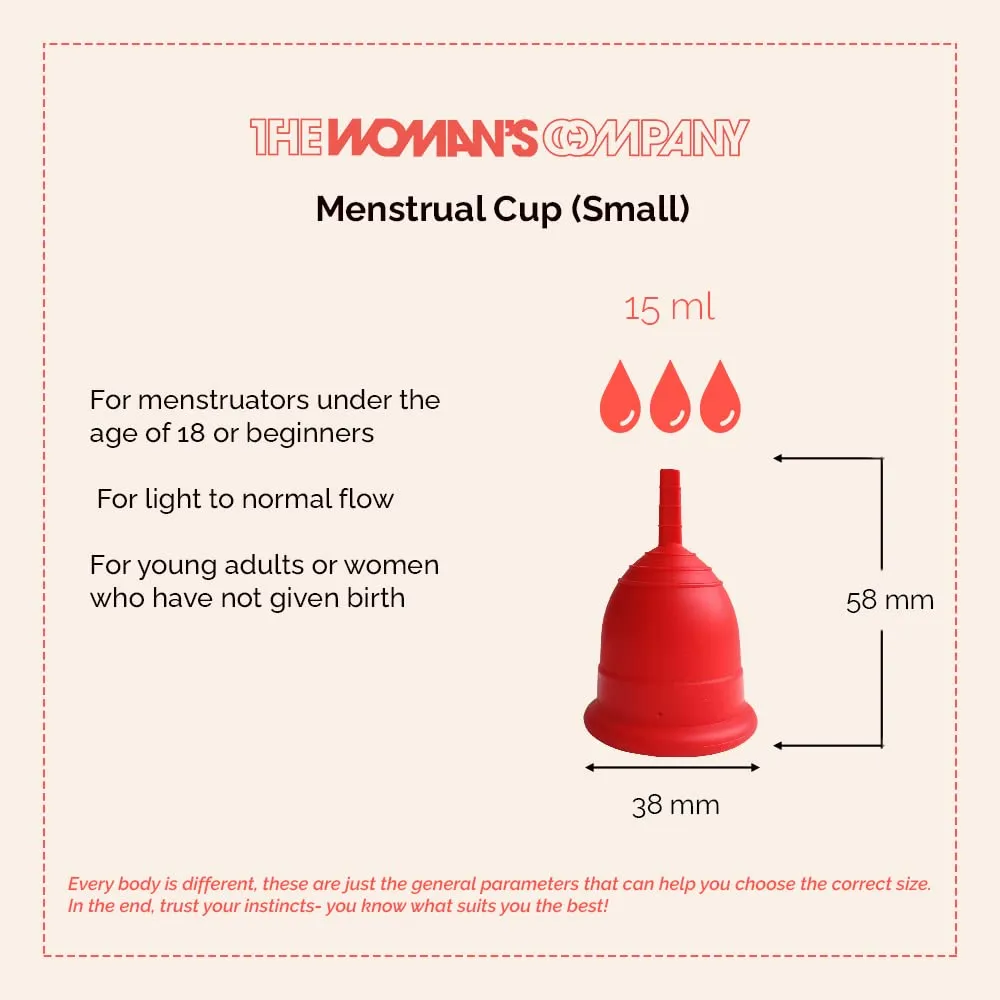 Reusable Menstrual Cup - Small Size with Menstrual Cup Sterilizer Combo