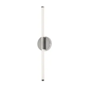 Rusnak 24 In. LED Wall Light Polished Chrome Finish