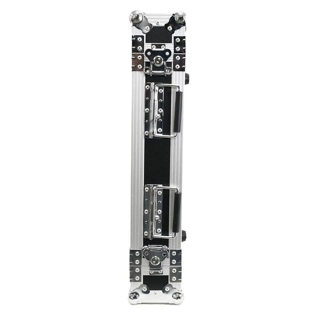 SA-PTR-2U - 2 Space Pro Audio DJ Road Rack Case - Pro Tour Grade  2U Vertical Amplifier Case