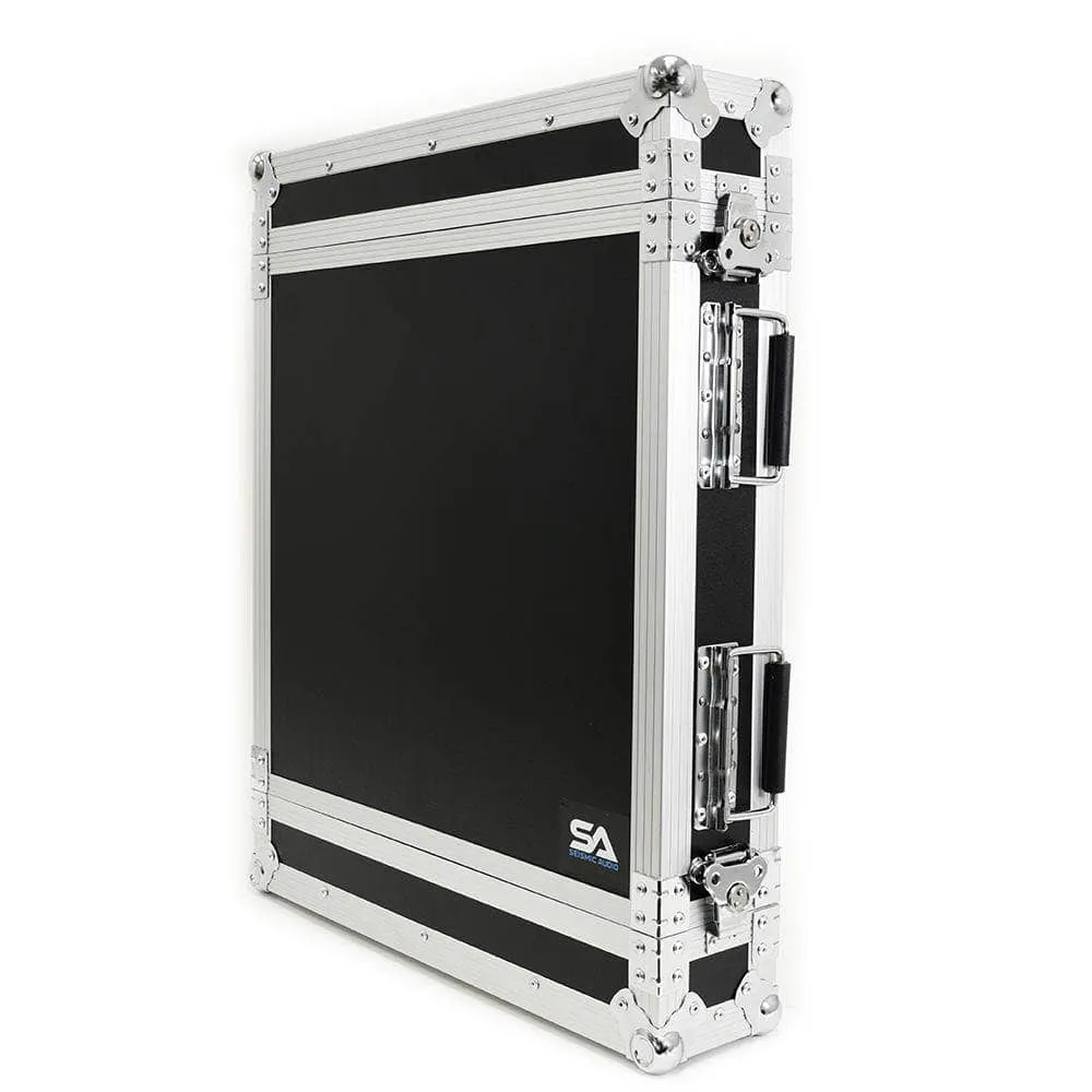 SA-PTR-2U - 2 Space Pro Audio DJ Road Rack Case - Pro Tour Grade  2U Vertical Amplifier Case