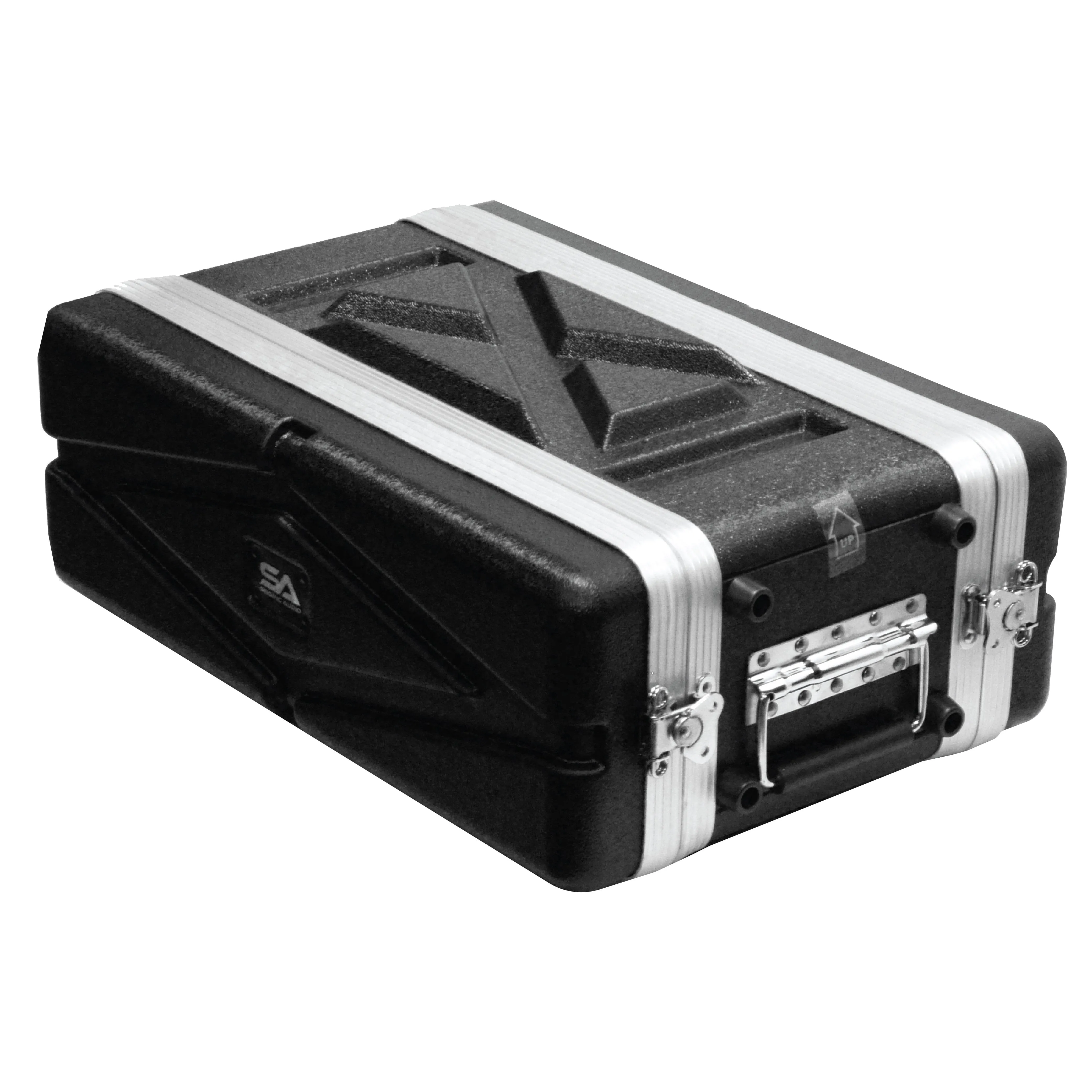 SALWR3S - Lightweight 3 Space Compact ABS Rack Case - 3U PA DJ Shallow Rack Case
