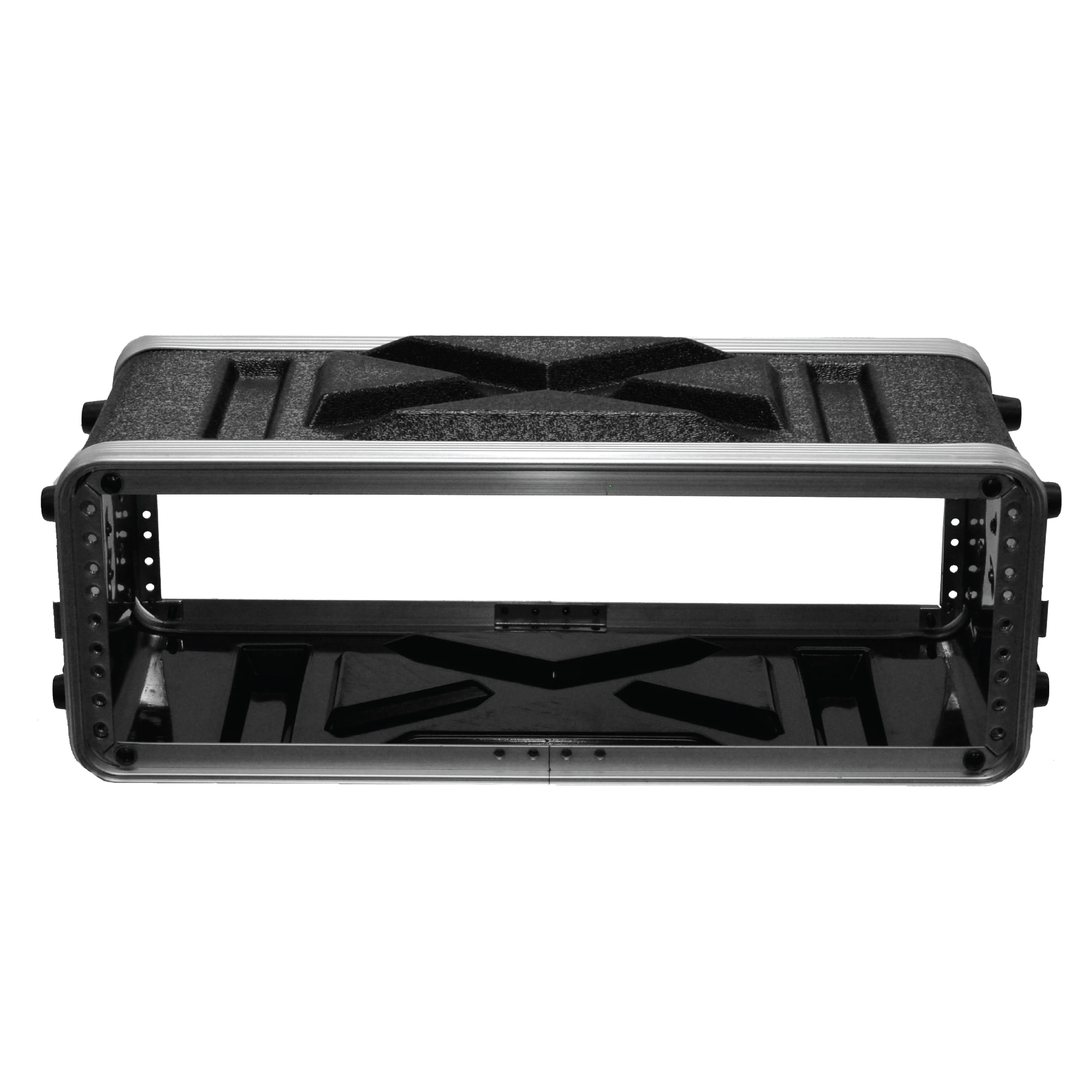 SALWR3S - Lightweight 3 Space Compact ABS Rack Case - 3U PA DJ Shallow Rack Case