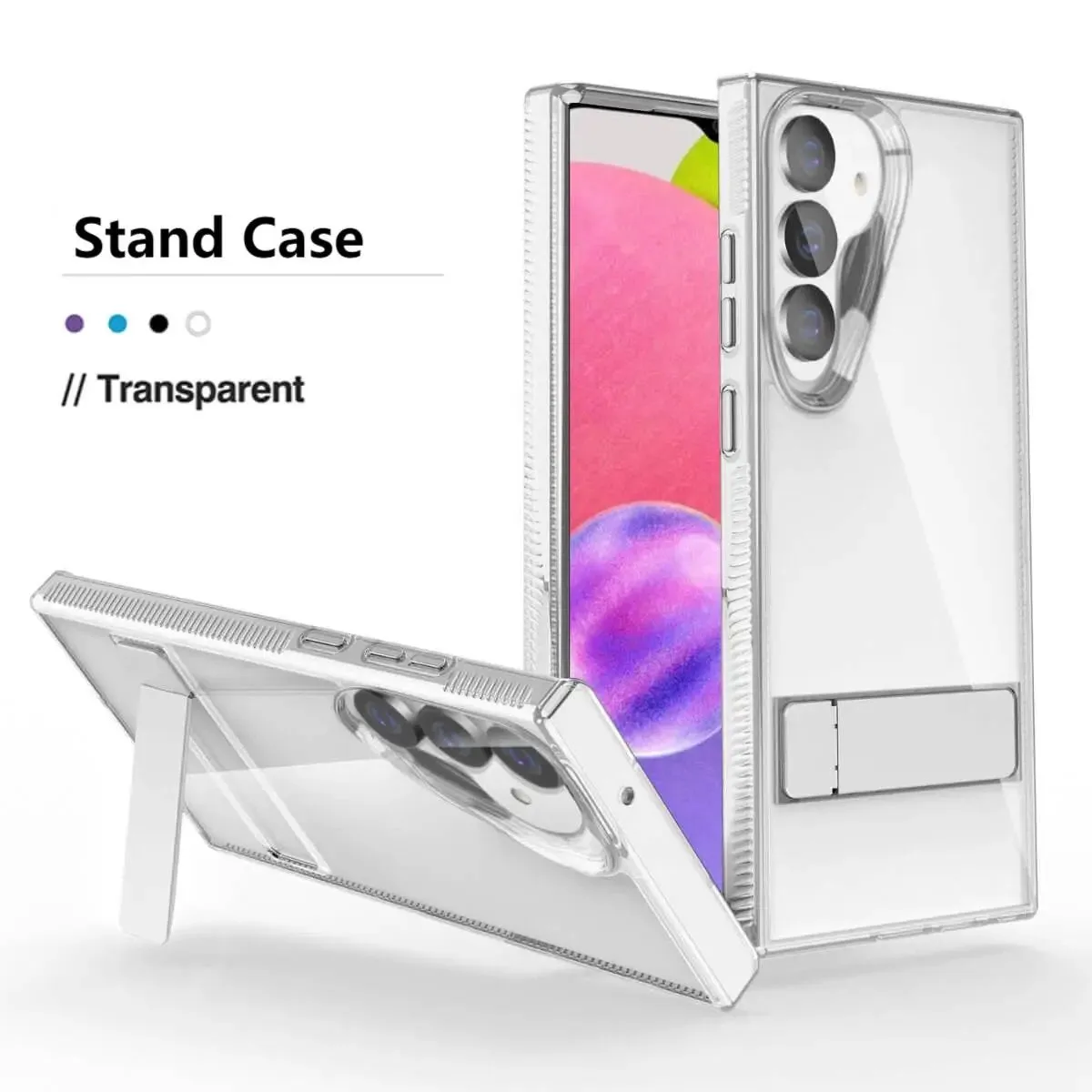 Samsung A14 4G/5G Crystal Stand Case