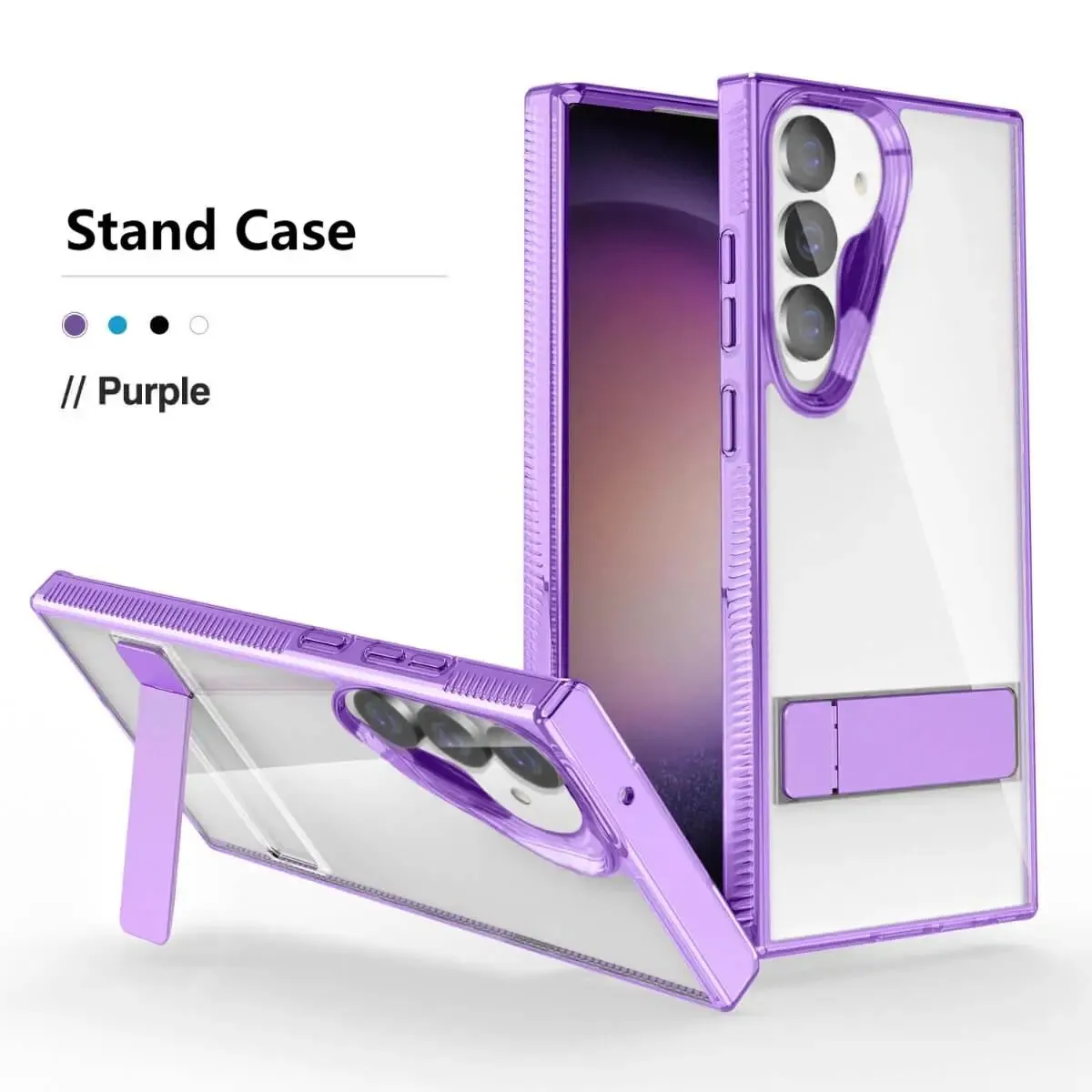 Samsung A14 4G/5G Crystal Stand Case