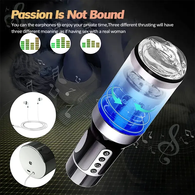 Smart Sensor Retractable Swivel Masturbation Cup