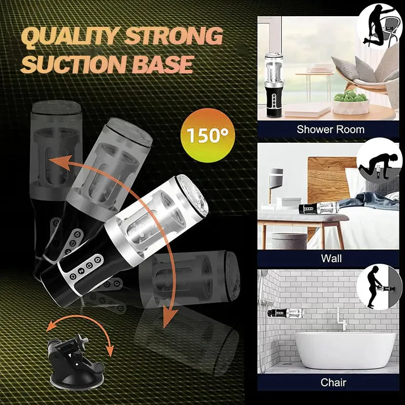 Smart Sensor Retractable Swivel Masturbation Cup