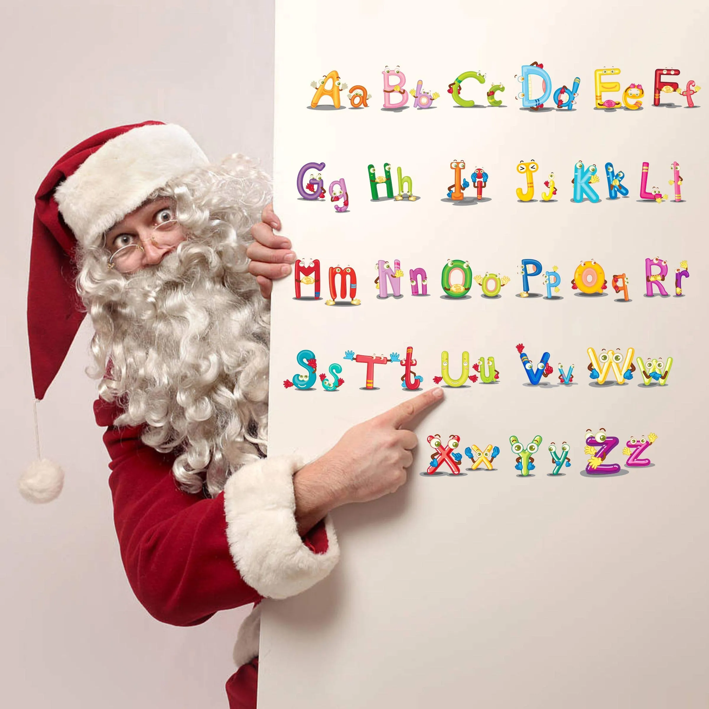 Sticker Hub English Alphabets Wall Sticker 43cm x62 cm AS282