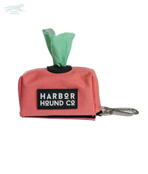 The ROAM, No-Dangle Poop-bag Holder - Coral Pink