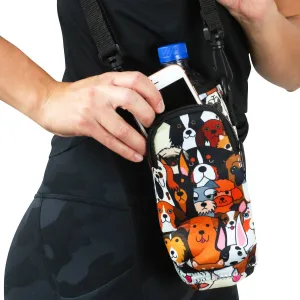 Tumbler Case On-the-Go Neoprene Cross Body Bag | Dog Lover