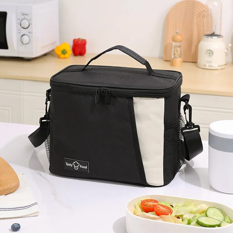 Waterproof Lunch Bag Work Packing Insulated Lunch Box Bag Outdoor PEVA Backable Cross-Ice Bag