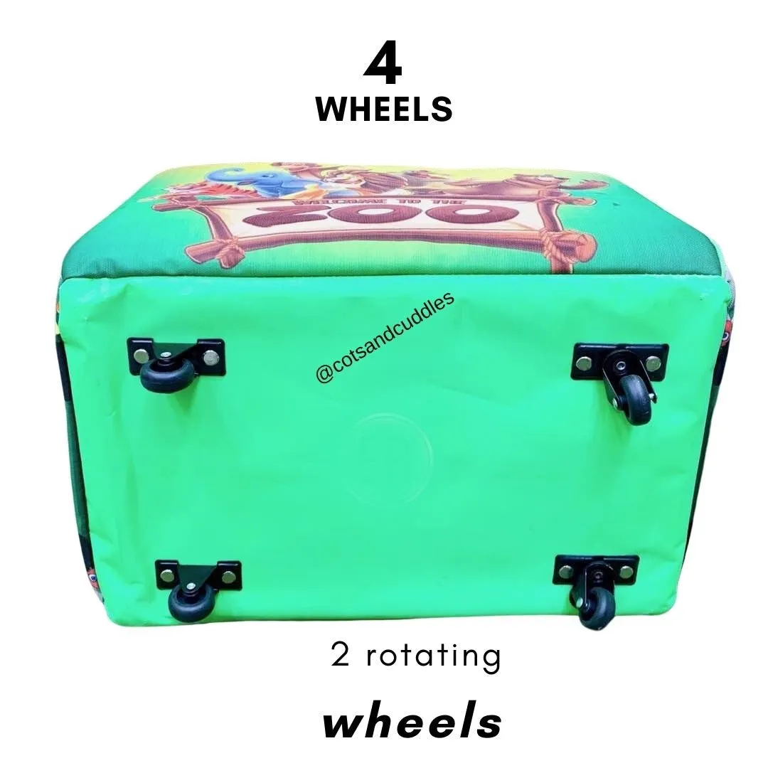 Wheeled Wonderland: Multipurpose Toy Storage Bag (Space)