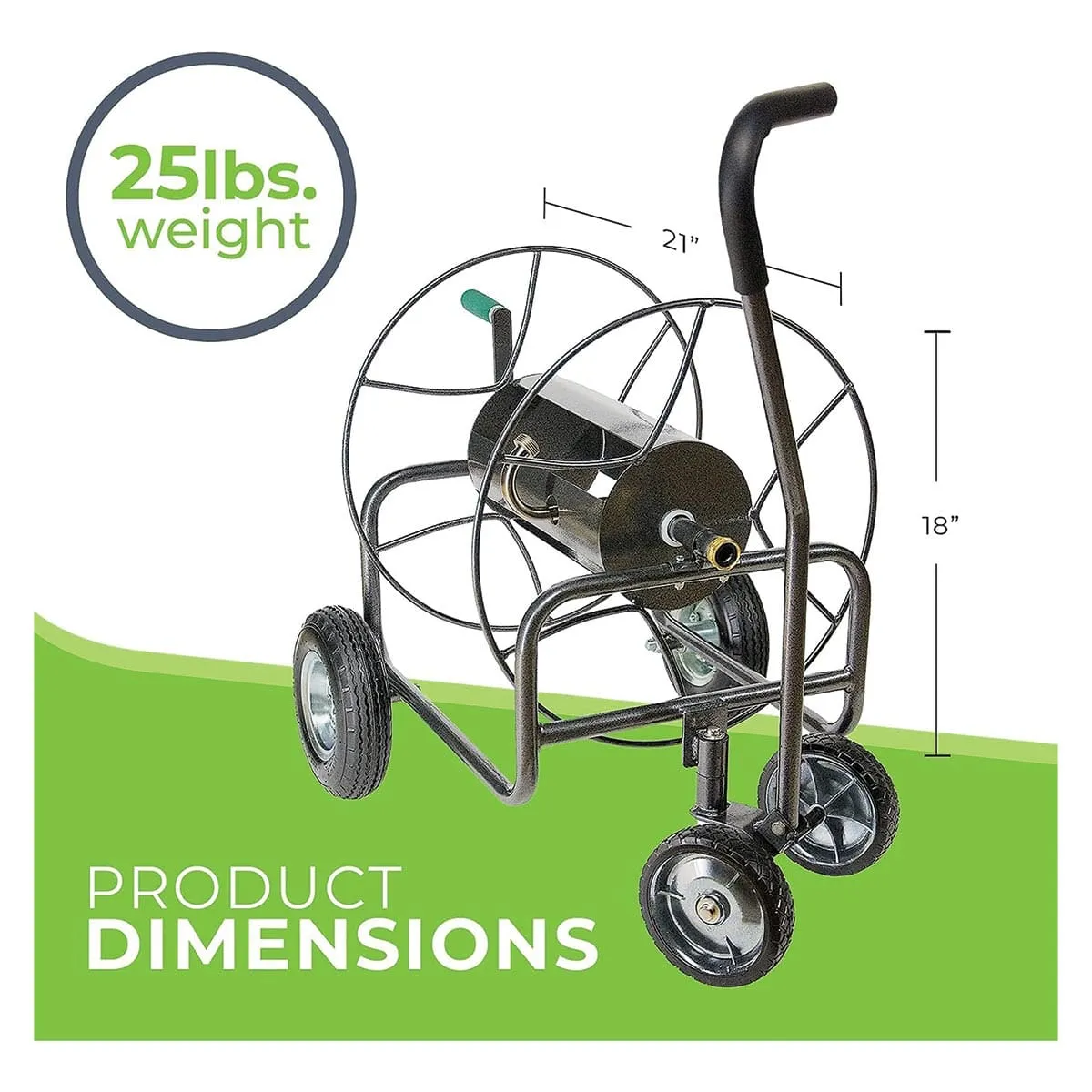Yard Butler EZ Turn Hose Cart